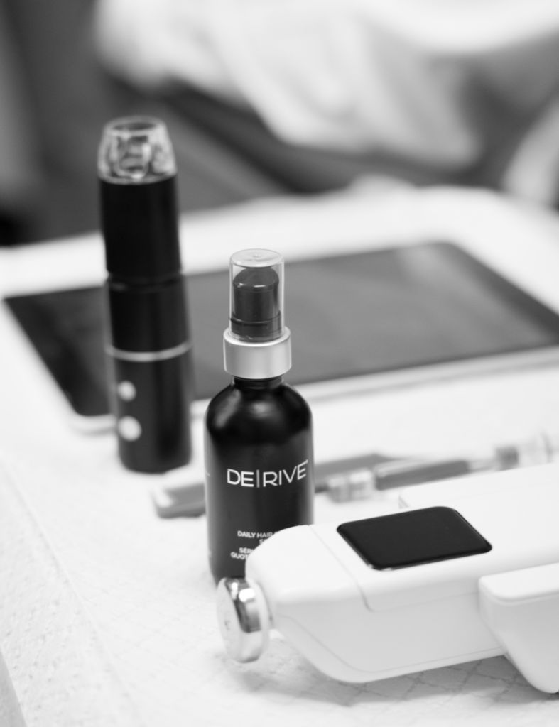 DE|RIVE hair restoration products and treatment device at Tennessee Health & Wellness
